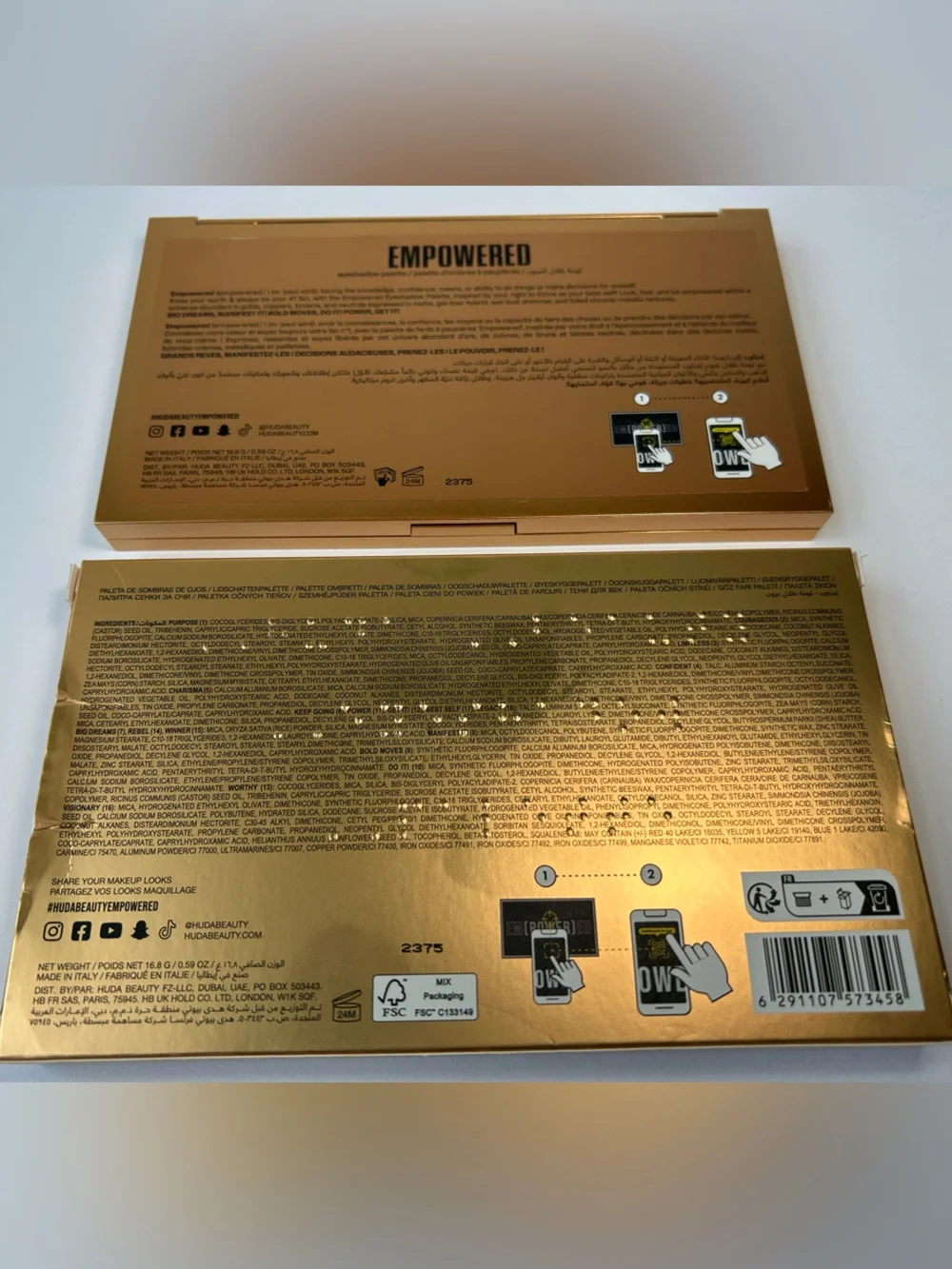 NWT🌷HUDA BEAUTY EMPOWERED Eyeshadow Palette